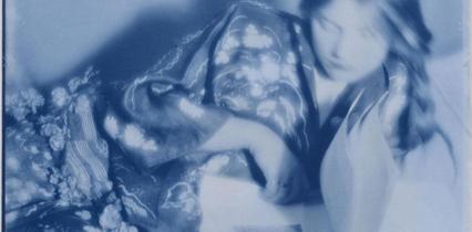 La femme en bleu