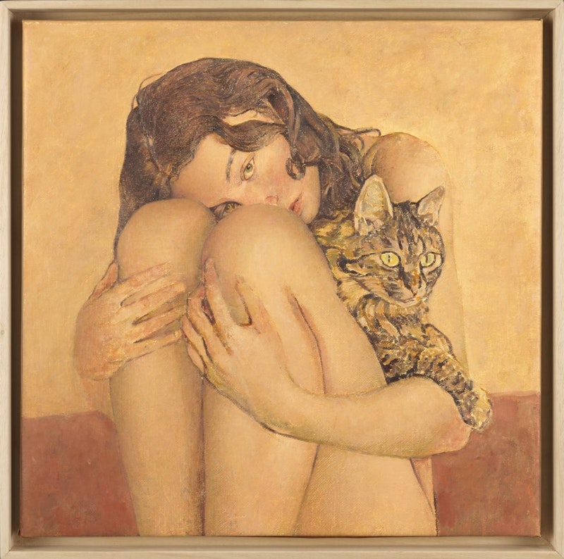 Sergey Kononov, The two of us, huile sur toile, 60x60